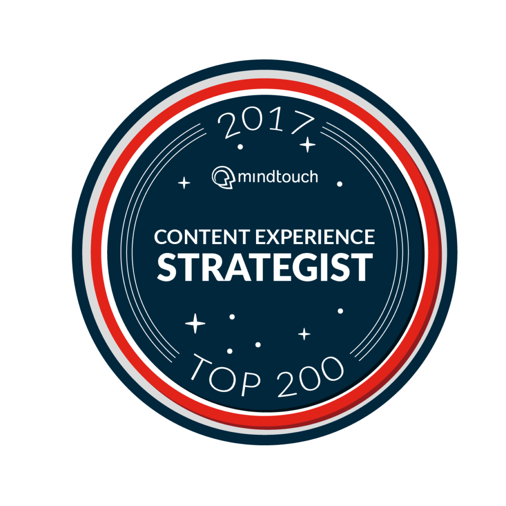 2017 Mindtouch Top 200 Content Strategists