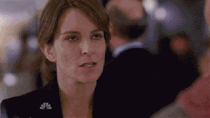 Tina Fey doing an eye roll in disbelief